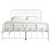 CraftPorch Minimalist Curved Edge Metal Platform Bed