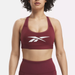 Women's Lux Vector Racer Sports Bra in Red