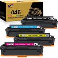 046 Toner MF733Cdw Toner Compatible Toner Cartridge Replacement for Canon 046 Toner Cartridge 046H CRG-046 for Color ImageCLASS MF733Cdw MF731Cdw MF735Cdw LBP654Cdw Printer (Black Cyan Magenta Yellow)