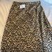 J. Crew Skirts | Nwt J Crew Animal Print Midi Skirt | Color: Black/Tan | Size: Xs