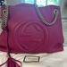 Gucci Bags | Gucci Pebbled Soho Tote | Color: Pink | Size: Os