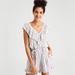 American Eagle Outfitters Pants & Jumpsuits | American Eagle Double V-Neck Ruffle Romper Nwt | Color: Red/White | Size: S