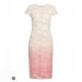 Burberry Dresses | Authentic Burberry Prorsum Lace Dress Size Us 2/ It 38 | Color: Cream/Pink | Size: 2