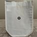 Lululemon Athletica Bags | New Lululemon White & Black Small Reusable Tote Bag | Color: Black/White | Size: Os