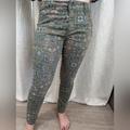 Anthropologie Jeans | Anthropologie Tapestry Green Kilim Bohemian Size Small Womens Jegging Pant | Color: Blue/Green | Size: 27