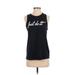 Nike Active Tank Top: Black Graphic Activewear - Women's Size Small