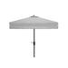 Safavieh 7.5' Square Market Umbrella Metal in Gray | 103.5 H x 90 W x 90 D in | Wayfair PAT8408B