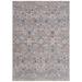 Black 110 x 72 x 0.63 in Indoor Area Rug - Lauren Ralph Lauren Kempton Power Loomed, Spacedyed Polyester, Grey Blue/Rust Area Rug Polyester | Wayfair