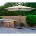 Arlmont & Co. LED SOLAR RECTANGLE PATIO UMBRELLA, Resin in Brown | 100.32 H x 120 W x 78 D in | Wayfair E4596959C7D742C38B5CD5CC6A246AFF