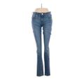 Gap Outlet Jeans - Mid/Reg Rise Skinny Leg Denim: Blue Bottoms - Women's Size 4 - Medium Wash