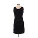 MICHAEL Michael Kors Casual Dress - Sheath Scoop Neck Sleeveless: Black Print Dresses - Women's Size 2 Petite