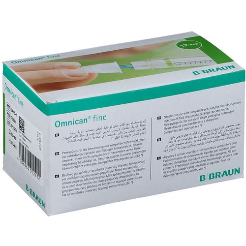 Omnican fine Pen Kanüle 0,33×12 mm 100 St