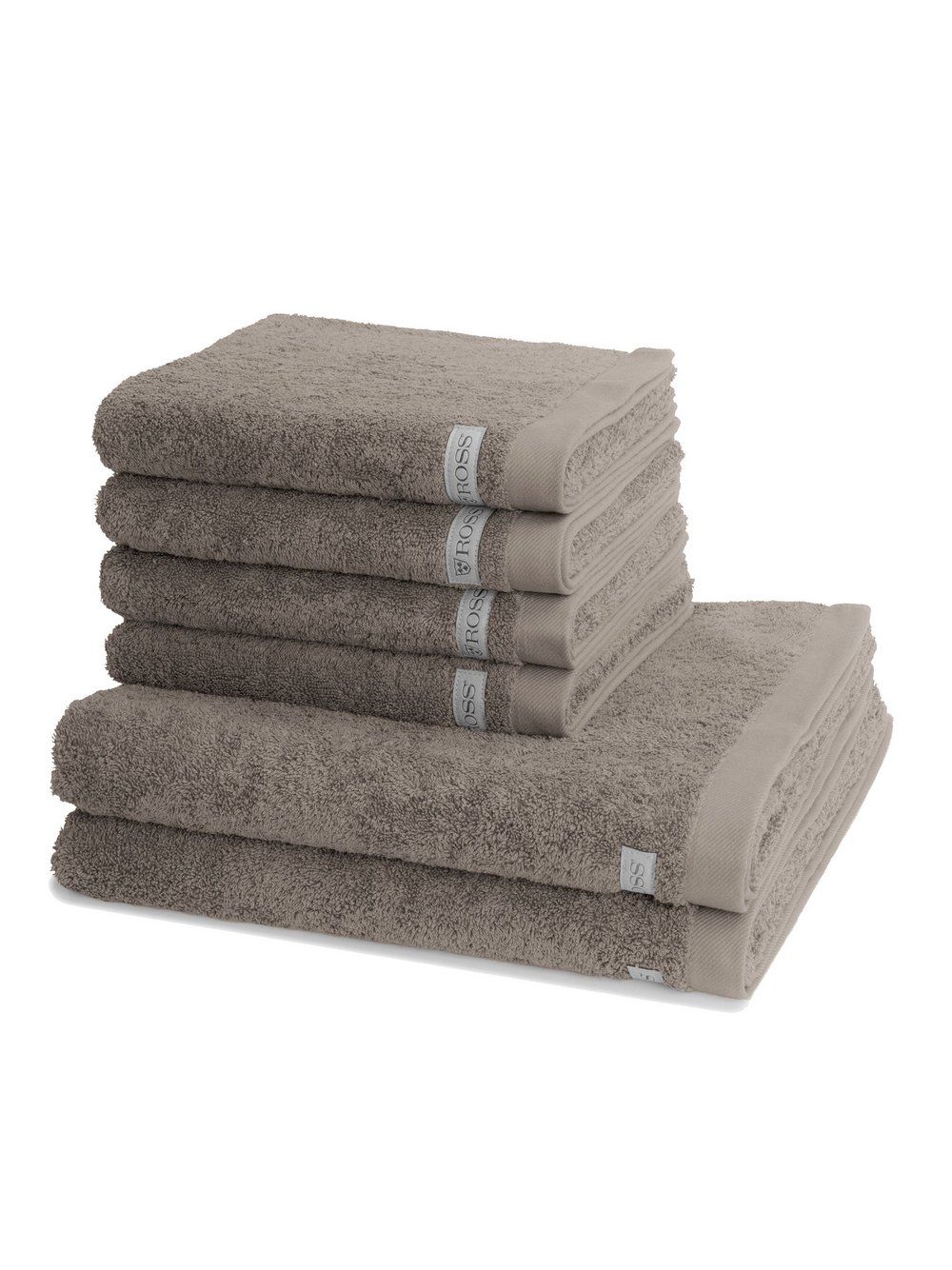 Ross Handtuchset 6-teilig Damen taupe, ONE SIZE Image