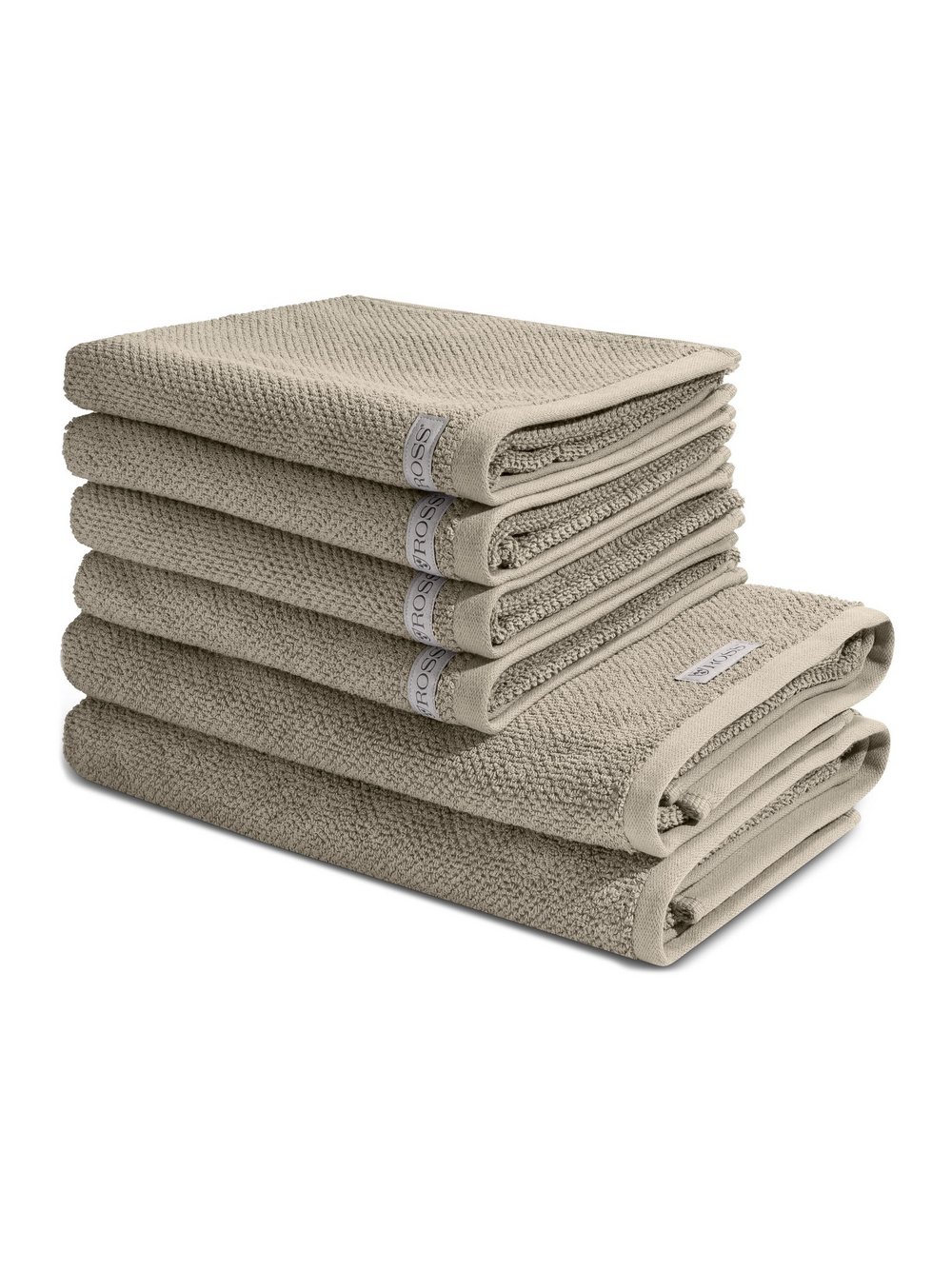 Ross Handtuchset 6-teilig Damen grau, ONE SIZE Image