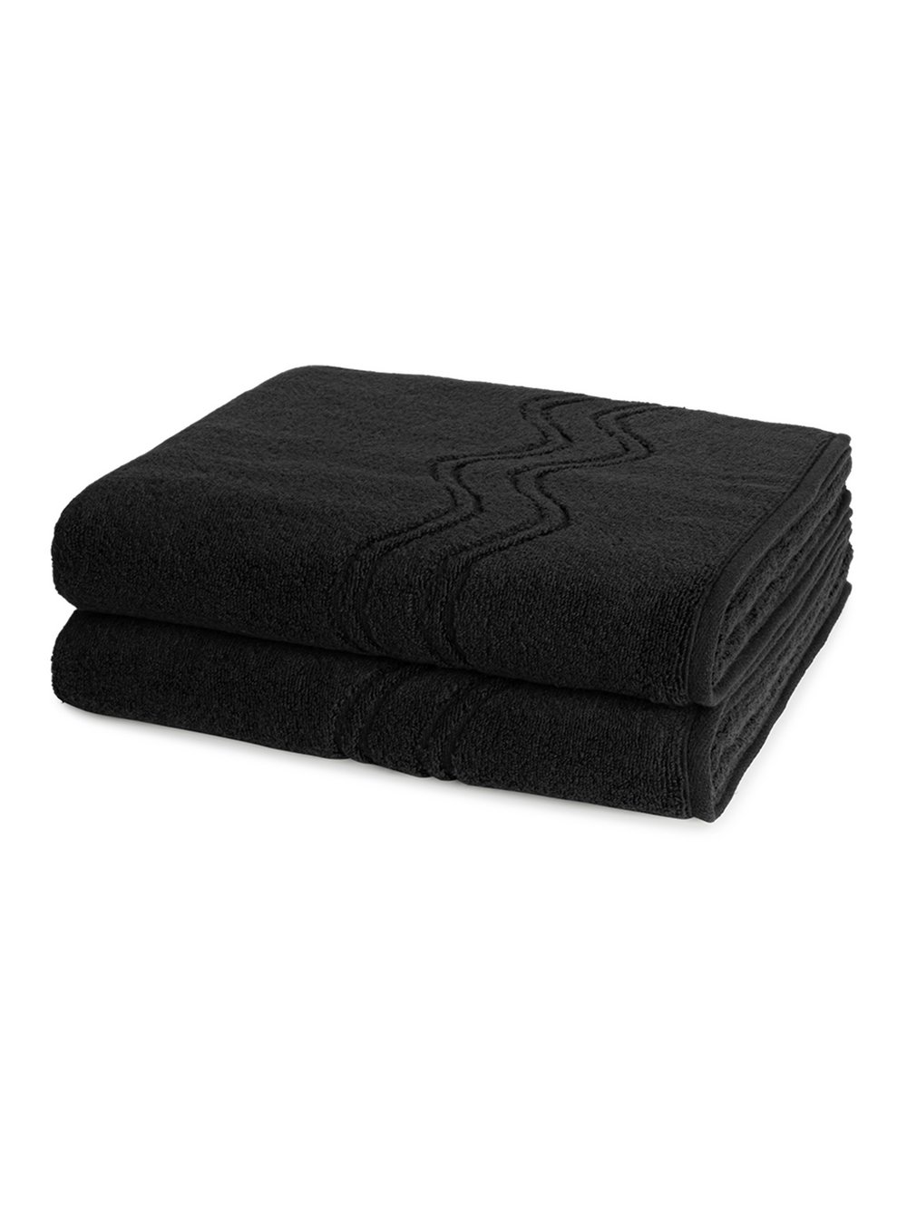 Ross Handtuchset 2-teilig Damen schwarz, ONE SIZE Image