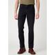 Slim-fit-Jeans WRANGLER "Texas Slim" Gr. 36, Länge 34, schwarz (black crow) Herren Jeans Slim Fit