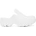 White Flash Clogs