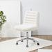 SAFAVIEH Couture Decolin Swivel Desk Chair - 21 IN W x 26 IN D x 34 IN H