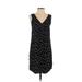 Gap Casual Dress - Shift V Neck Sleeveless: Black Dresses - Women's Size X-Small