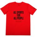 "T-Shirt The Olympic Collection Pierre de Coubertin - Rouge"