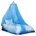 harmtty Dome Mosquito Net Easy Installation Fine Mesh Wear Resistant Stars Princess Canopy Fluorescent Bedcover Curtain for Home Blue