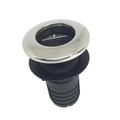 thru Hull Fitting thru Drain Connector Quality Replacement Durable Boat Plumbing Fittings Straight Thru hull for Marine Yacht Boat Sail 1 inch