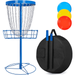 Yaheetech 24-Chain Portable Disc Golf Basket W/ Carrying Bag Blue