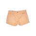 LC Lauren Conrad Denim Shorts: Pink Solid Bottoms - Women's Size 6