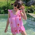 Baby Deals!Toddler Girl Clothes Clearance Swimsuit for Baby Girl Toddler Baby Girls Float Cute Sleeveless One-piece Swimwear+Swimming Cap Buoyancy Swimsuit Suit