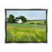 Stupell Rural Barn Abstract Scenery Landscape Painting Gray Floater Framed Art Print Wall Art
