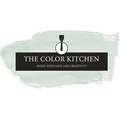 „A.S. CRÉATION Wand- und Deckenfarbe „“Seidenmatt Innenfarbe THE COLOR KITCHEN““ Farben für Wohnzimmer Schlafzimmer Flur Küche, versch. Grüntöne Gr. 5 l, grün (tck3000 perky peppermint) Wandfarbe bunt“