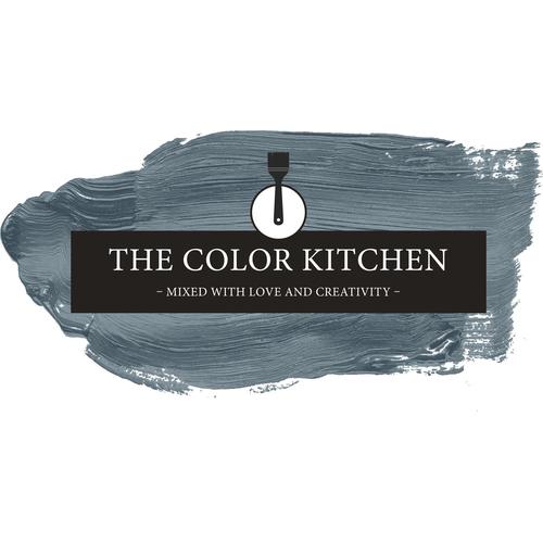 „A.S. CRÉATION Wand- und Deckenfarbe „“THE COLOR KITCHEN““ Farben seidenmatt, für Wohnzimmer Schlafzimmer Flur Küche, Blautöne Gr. 2,5 l, blau (tck3011 blue mussel) Wandfarbe bunt“