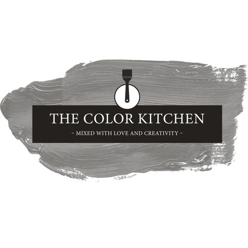 „A.S. CRÉATION Wand- und Deckenfarbe „“Seidenmatt Innenfarbe THE COLOR KITCHEN““ Farben für Wohnzimmer Schlafzimmer Flur Küche, versch. Grautöne Gr. 5 l, grau (tck1011 attractive anchovies) Wandfarbe bunt“