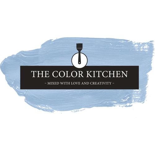 „A.S. CRÉATION Wand- und Deckenfarbe „“THE COLOR KITCHEN““ Farben seidenmatt, für Wohnzimmer Schlafzimmer Flur Küche, Blautöne Gr. 5 l, blau (tck3003 soft sky) Wandfarbe bunt“