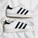 Adidas Shoes | Adidas Superstar Black & White Classic 5 Shell Toe Shoes | Color: Black/White | Size: 7