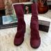 Free People Shoes | Free People- Elle Block Heel Boot | Color: Brown/Red | Size: 38