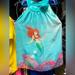 Disney Dresses | Disney Little Mermaid Chiffon Halter Dress | Color: Blue/Green | Size: 6xg