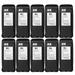 EBL 10-Pack 2500mAh 7.4V Li-ion Two Way Radio Battery for Motorola XPR 6100 XPR6300 XPR6350 XPR6380 XPR6500 PMNN4077 XPR6550 XPR6580