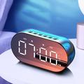 XEOVHVLJ Smart Alarm Clock Wireless Bluetooth Small Speaker Students Learn Electronic Alarm Multi-Functional Voice Dialogue Led Electronic Display Alarm Clock Save On Promotional Products