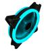 amousa 120mm Fan Silent Dual Aperture Fan Desktop PC Case Cooler Fan Silent Gale-Fan LED RGB Light