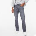 J. Crew Jeans | J. Crew Slim-Fit Grey Jean In Signature Flex Men’s Cotton Stretch Straight Jeans | Color: Gray | Size: 30