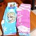 Disney Accessories | Disney Frozen Knee Socks Nwt/ 2packs Of 2 Elsa And Anna | Color: Blue/Pink | Size: L/ Shoe Size 3-10