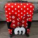 Disney Bags | Ful Disney Minnie Mouse Polka Dot 21” Carry-On Hardside Spinner Suitcase Luggage | Color: Black/Red | Size: 21" Carry-On