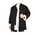 Interact China 100% Cotton Black Kung Fu Martial Arts Tai Chi Jacket Coat XS-XL or Tailor Custom Made + Free Magazine