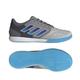 adidas Unisex Top Sala Competition Indoor Boots Sneaker, Grey Three/Blue Burst/Lucid Blue, 41 1/3 EU