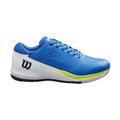 Wilson Men's Rush Pro Ace Clay Sneaker, Lapis Blue/White/Safety Yellow, 6.5 UK