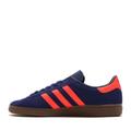 ADIDAS Men's Munchen Sneaker, Dark Blue/Solar red/GUM5, 11 UK