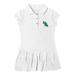 Girls Toddler Garb White North Texas Mean Green Caroline Cap Sleeve Polo Dress