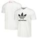 Men's adidas Originals White Manchester United Trefoil T-Shirt