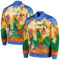 Men's Freeze Max Blue Looney Tunes Graphic Satin Full-Snap Jacket